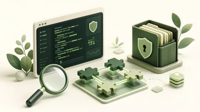 Ilustración editorial de recurso educativo: Blue Team Labs Online